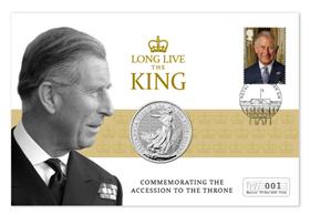 The Long Live the King Silver Coin Cover