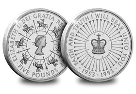 1993 UK Coronation CERTIFIED BU £5