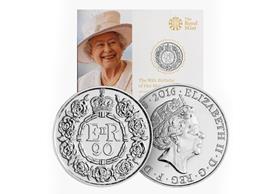 Winston Churchill & Queen Elizabeth II UK Fine Silver Coin Pair