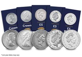 QE II Crown Coin Portraits Pack