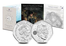 UK 2022 Harry Potter 50p BU Coin