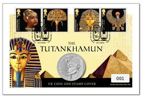 UK 2022 Tutankhamun Coin Cover