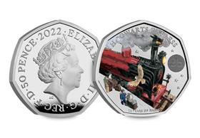 UK 2022 Hogwarts Express 50p Silver Proof Coin
