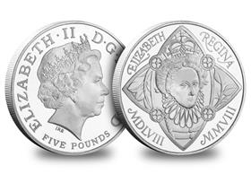 2008 Elizabeth I Anniversary £5