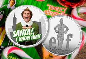 The Elf Silver-plated Christmas Commemorative