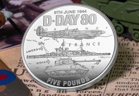 D-Day 80th Silver Proof £5