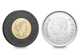 Canada QE II & KC III Coin Pair
