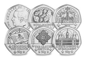 Only £37.50: Own ALL FIVE Brand New Royalty 50p Coins