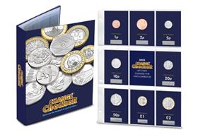 UK's New Coinage Collection with Album