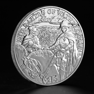 2015-UK-Battle-of-Waterloo-£5-BU-Coin-on-Angle
