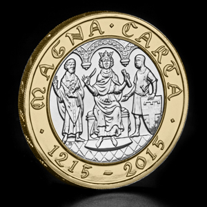 2015-UK-Magna-Carta-£2-BU-Coin-on-Angle