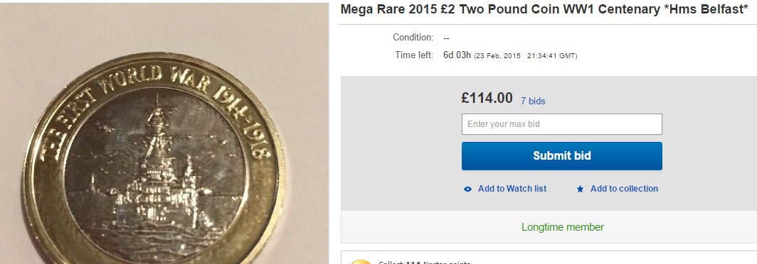 Ebay listing