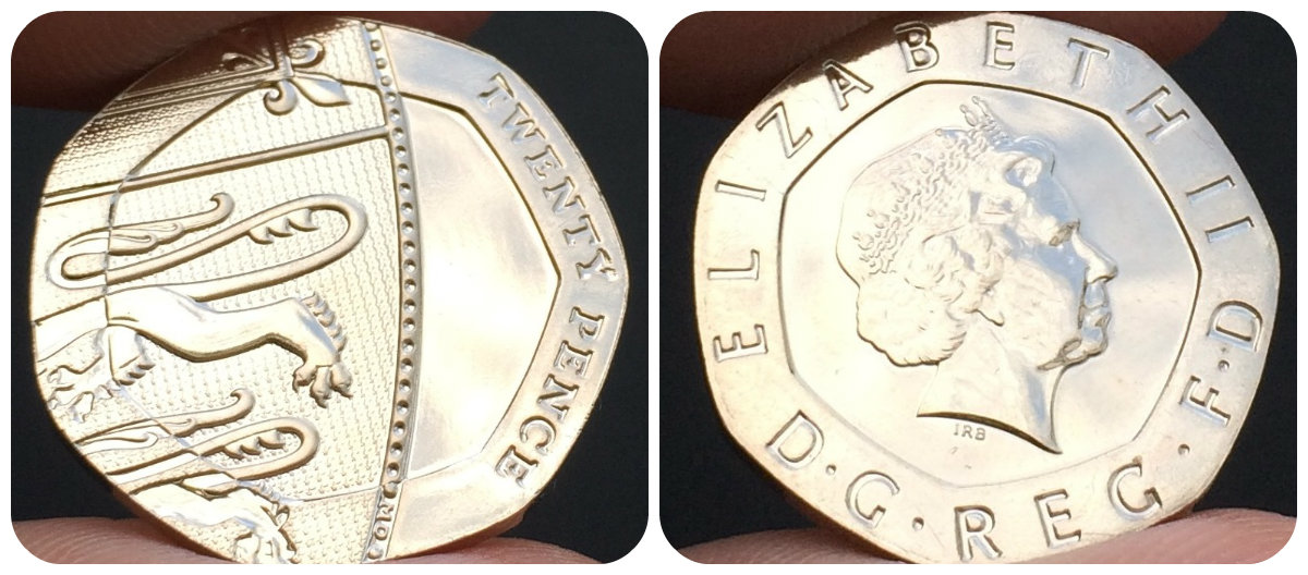 The undated 20p