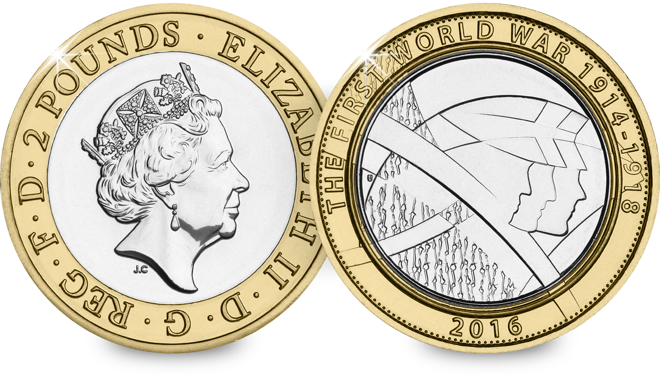 The 2016 UK WWI £2 Coin