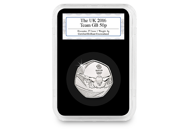 Team GB 2016 United Kingdom 50p BU Coin UKU018562