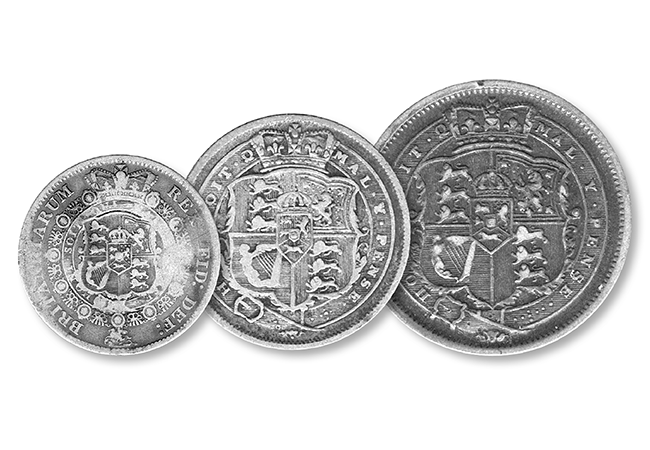 The first Silver Coins to enter circulation in 1816
