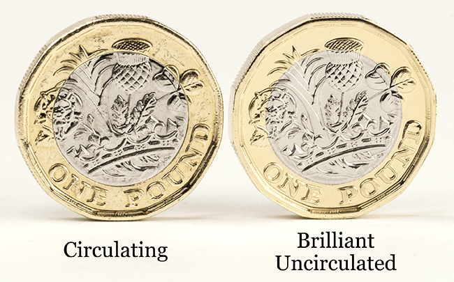 One Pound Coin Value Chart