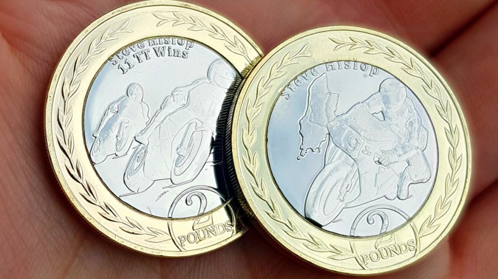 Details about   2019 Isle of Man Steve Hislop TT £2 coin set Circulated 