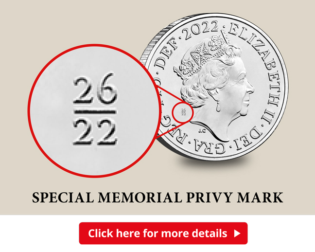 Privy Mark on Last Queen Coins