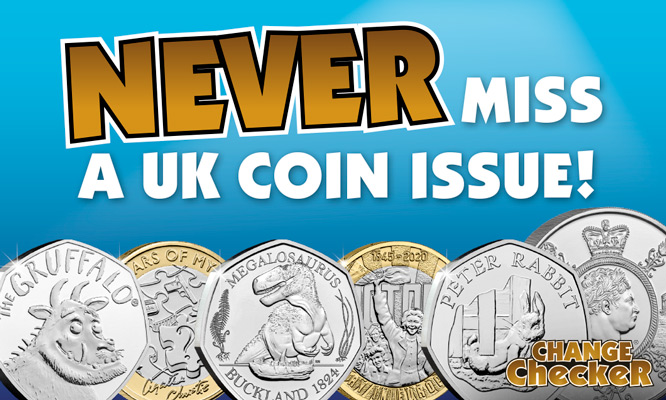 Never Miss A UK Coin Issue