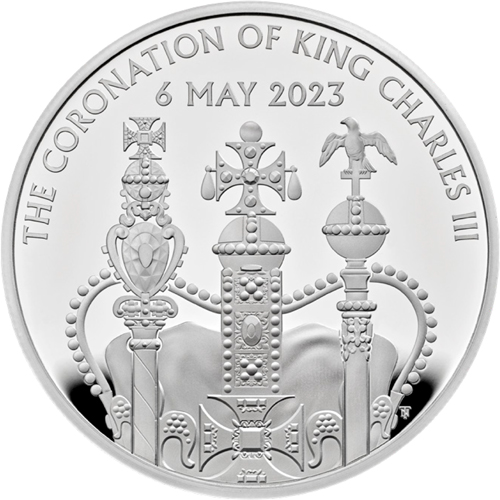 UK Coronation £5 Reverse Design.