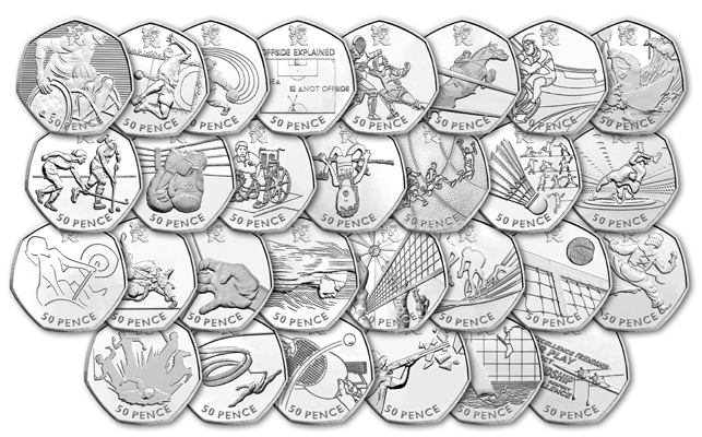 2012 Olympic 50ps