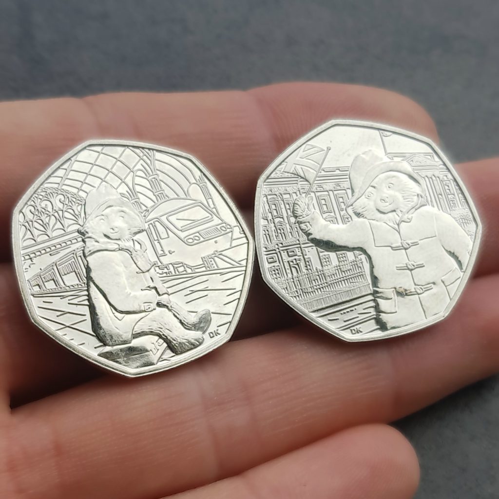 2018 Paddington at the Palace 50p and 2018 Paddington at the Station 50p