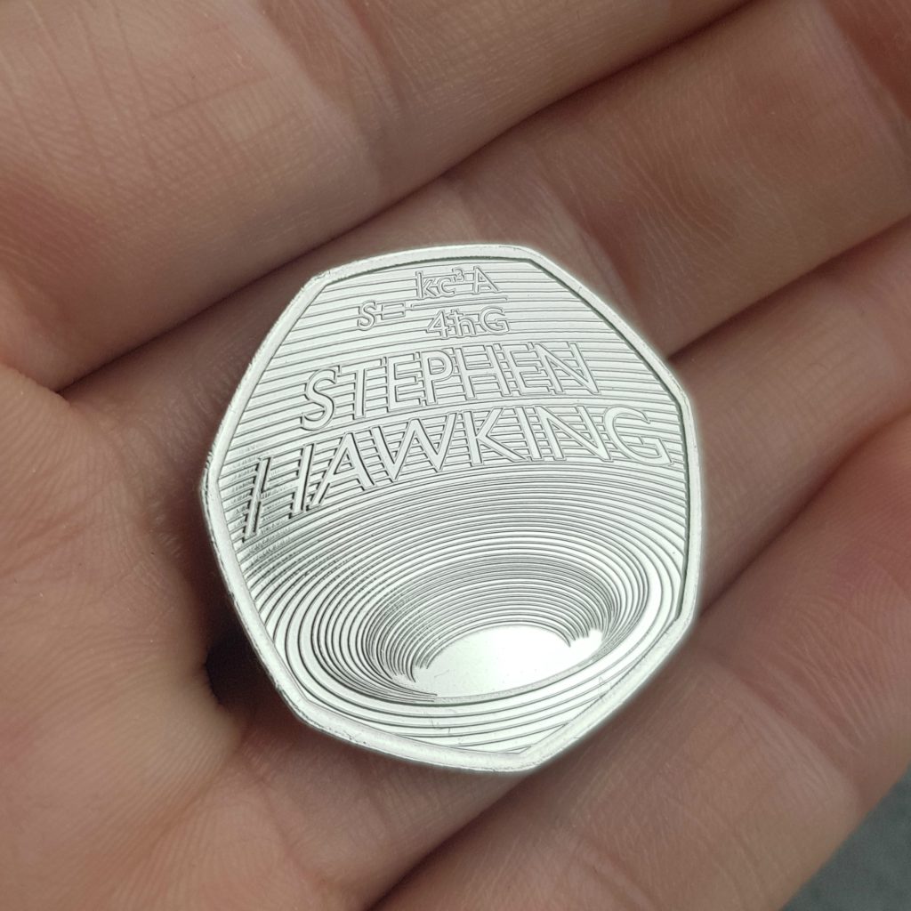 2019 Stephen Hawking 50p
