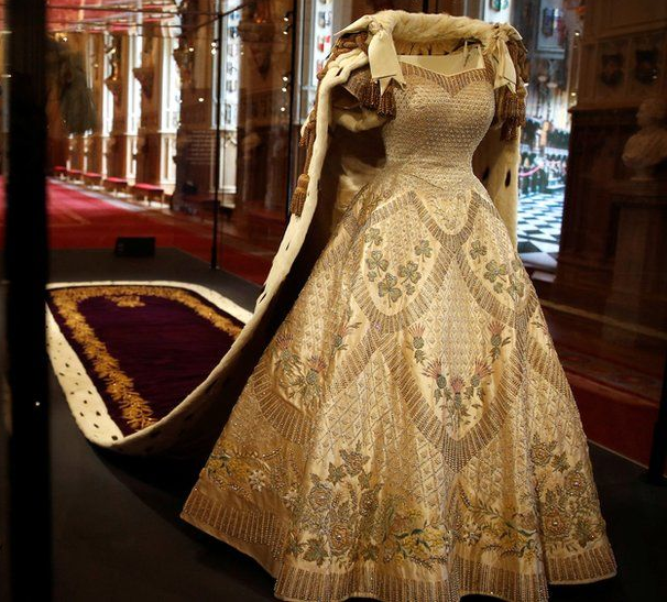 Queen Elizabeth II's Coronation dress and robe
