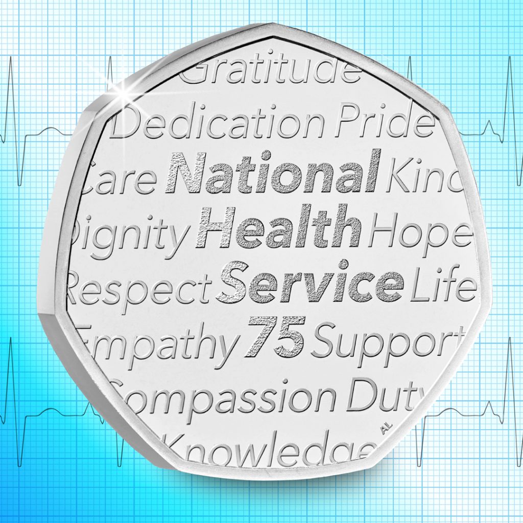 2023 UK NHS 50p Reverse