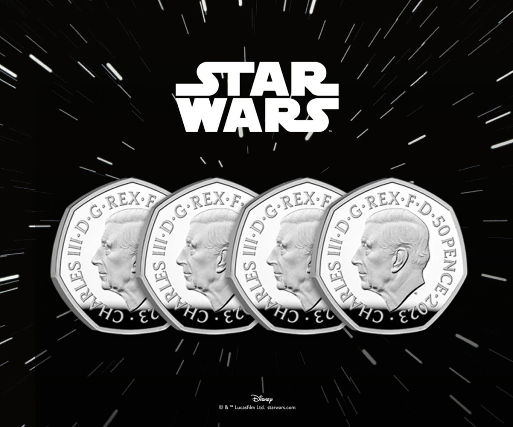 2023 UK Star Wars 50p obverses