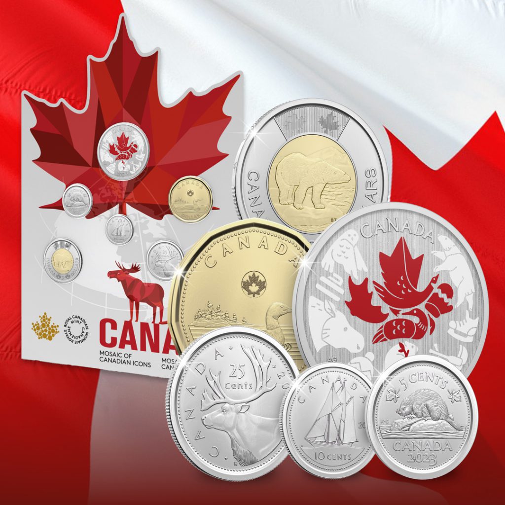 2023 Mosaic of Canadian Icons Set