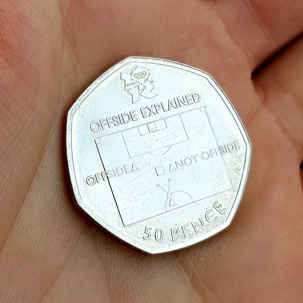 2011 Olympic Football 50p